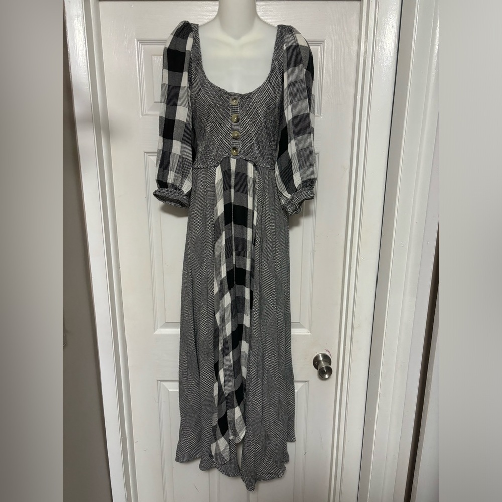 Patchwork free people dress
